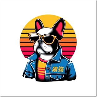 French Bulldog Summer Vibes Posters and Art